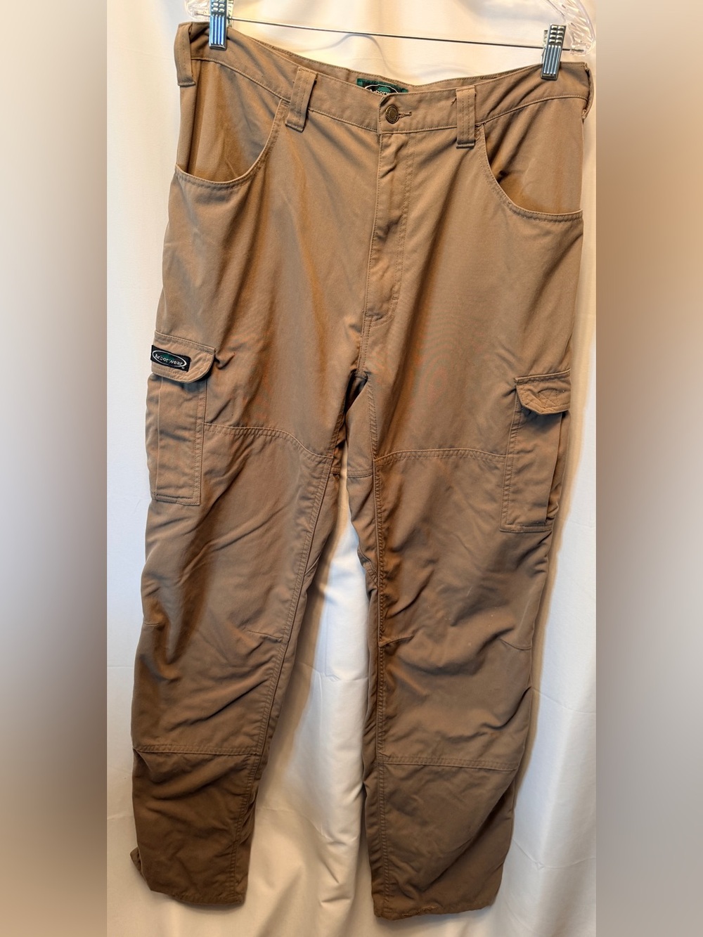 Arborwear Men’s 36x34 Tech Cargo Pants Tan Nylon Tree Climbers Work Utility